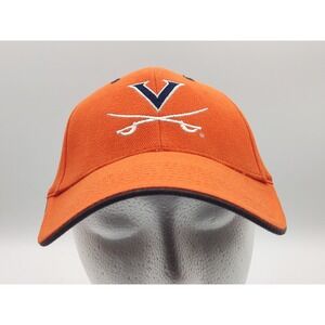 Orange Signatures University of Virginia Cavaliers Strapback Hat Cap